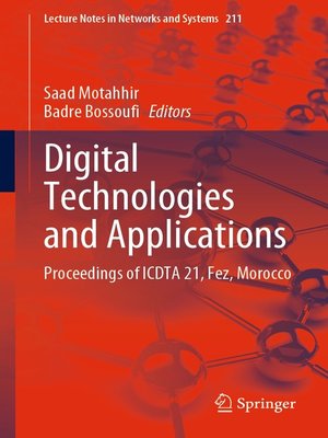 cover image of Digital Technologies and Applications